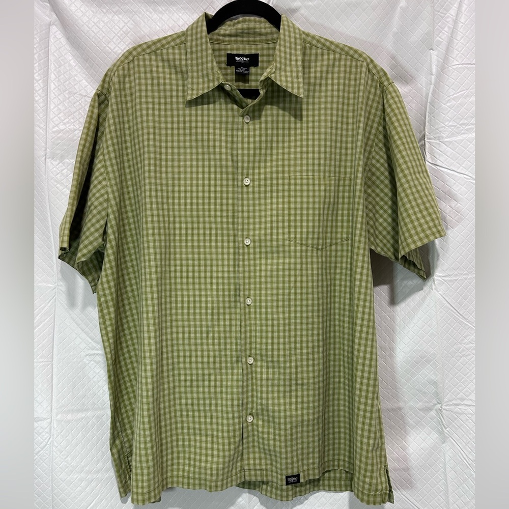 Men's Green Checkered Casual Shirt